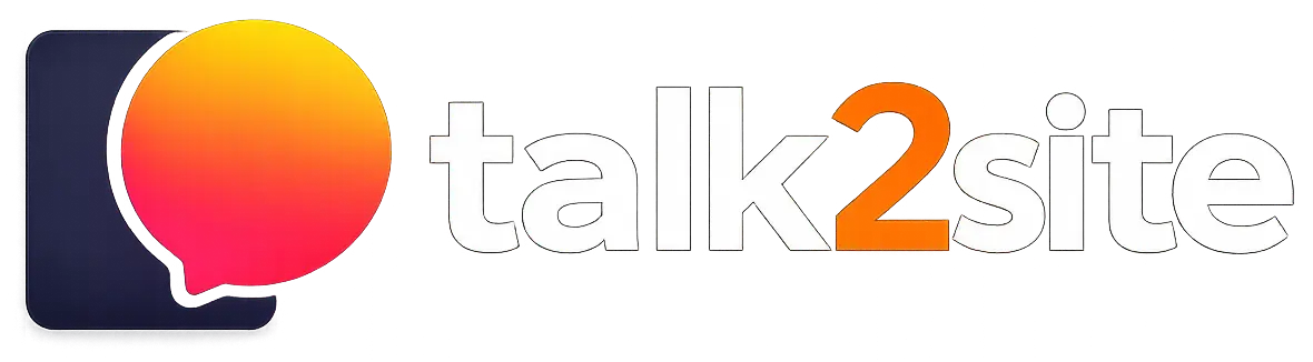 Talk2Site Logo